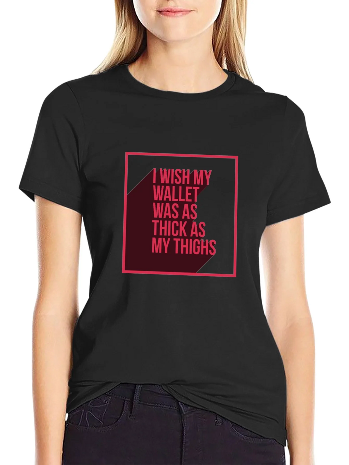 Wish My Wallet Was as Thick T-Shirt product image 2