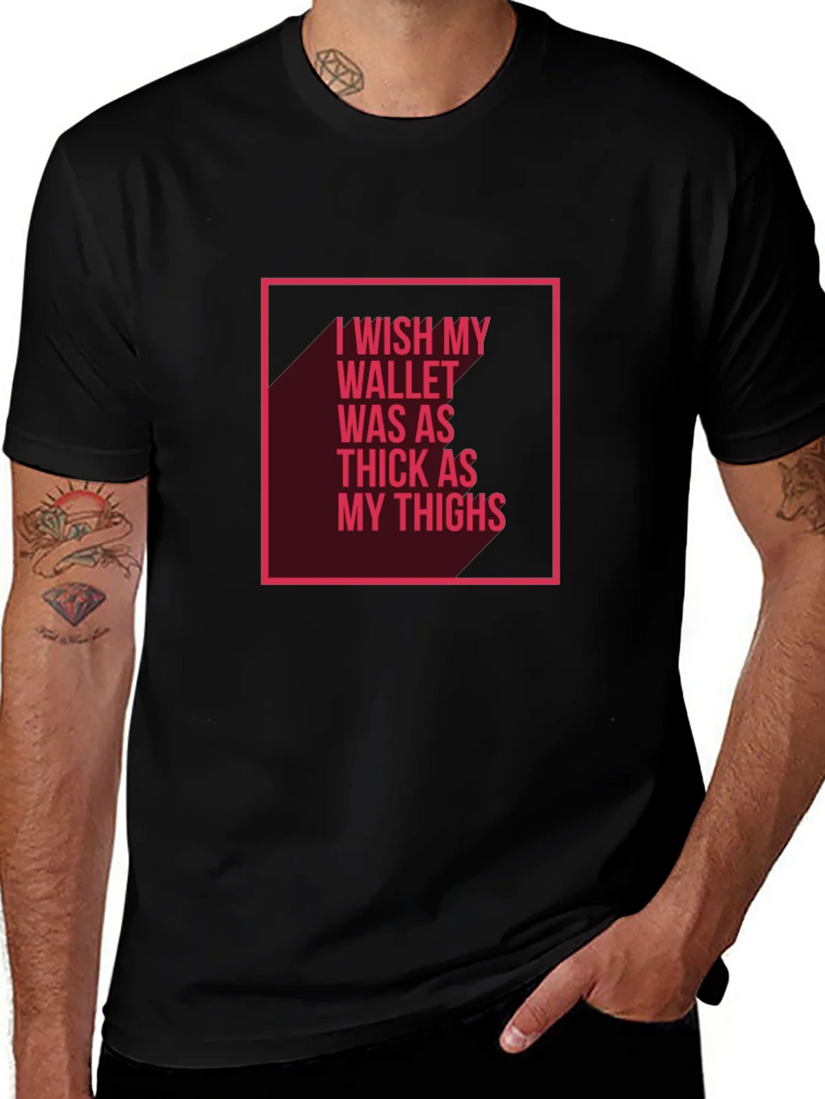 Wish My Wallet Was as Thick T-Shirt product image 1