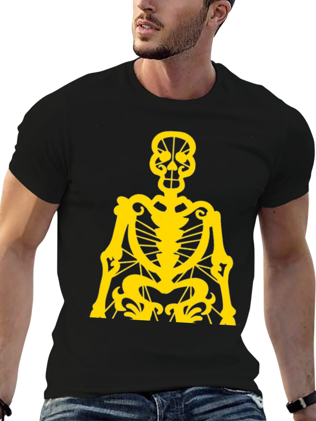 Skeleton Graphic Tee - Black product image 6