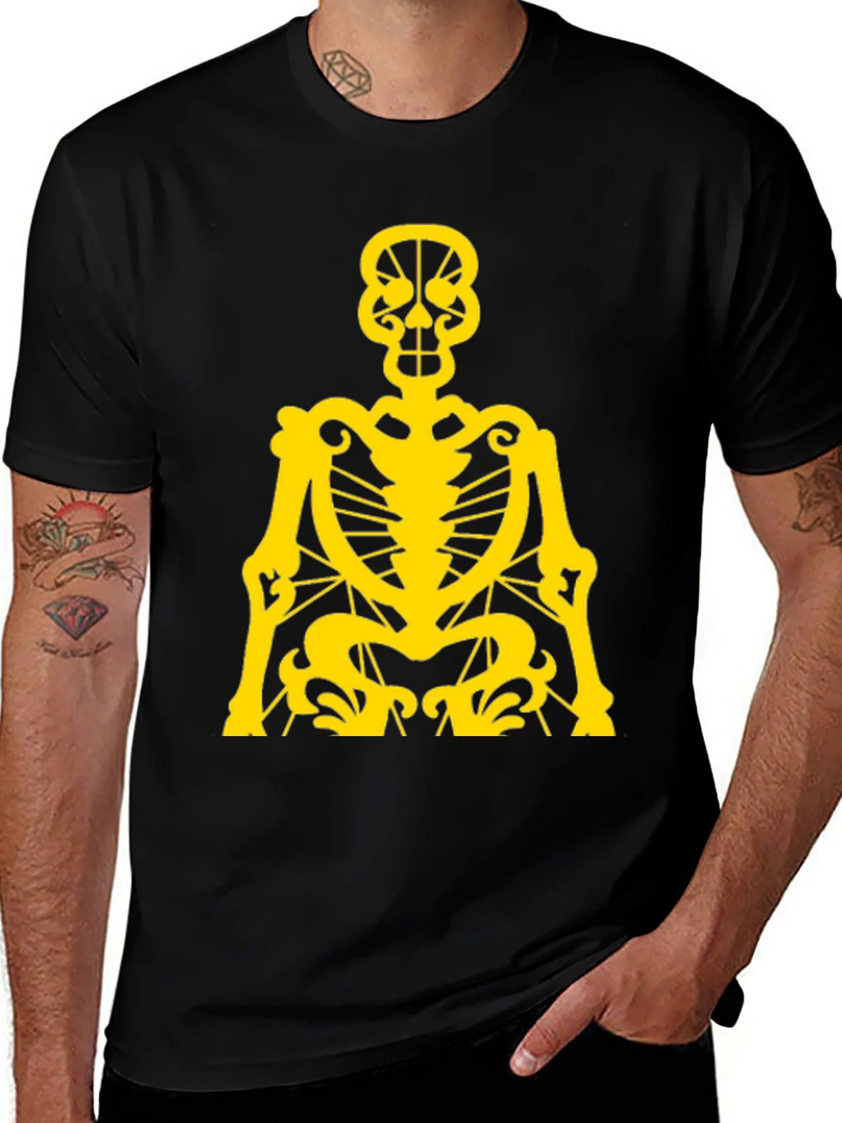 Skeleton Graphic Tee - Black product image 1