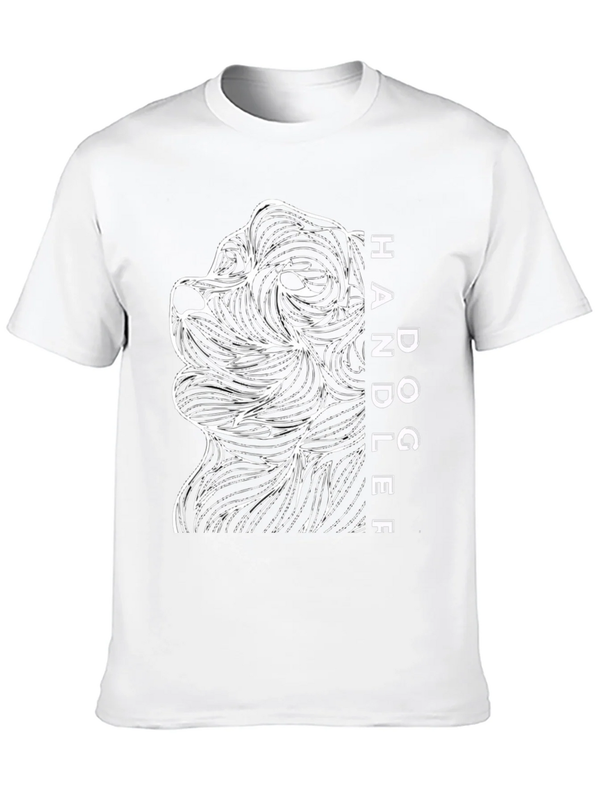 Dog Handler Graphic Tee - Mens Black T-Shirt product image 9