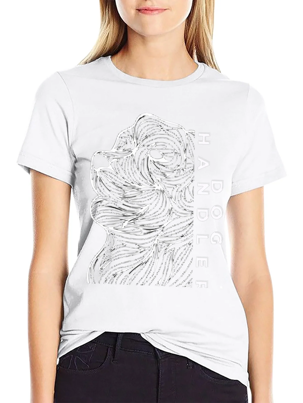 Dog Handler Graphic Tee - Mens Black T-Shirt product image 8