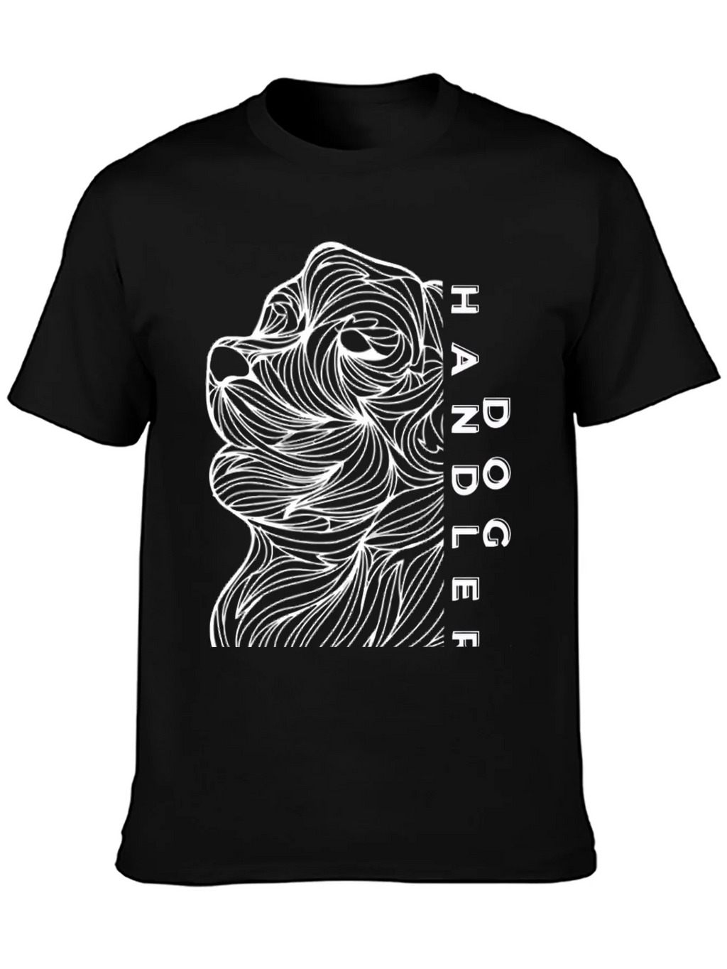 Dog Handler Graphic Tee - Mens Black T-Shirt product image 3