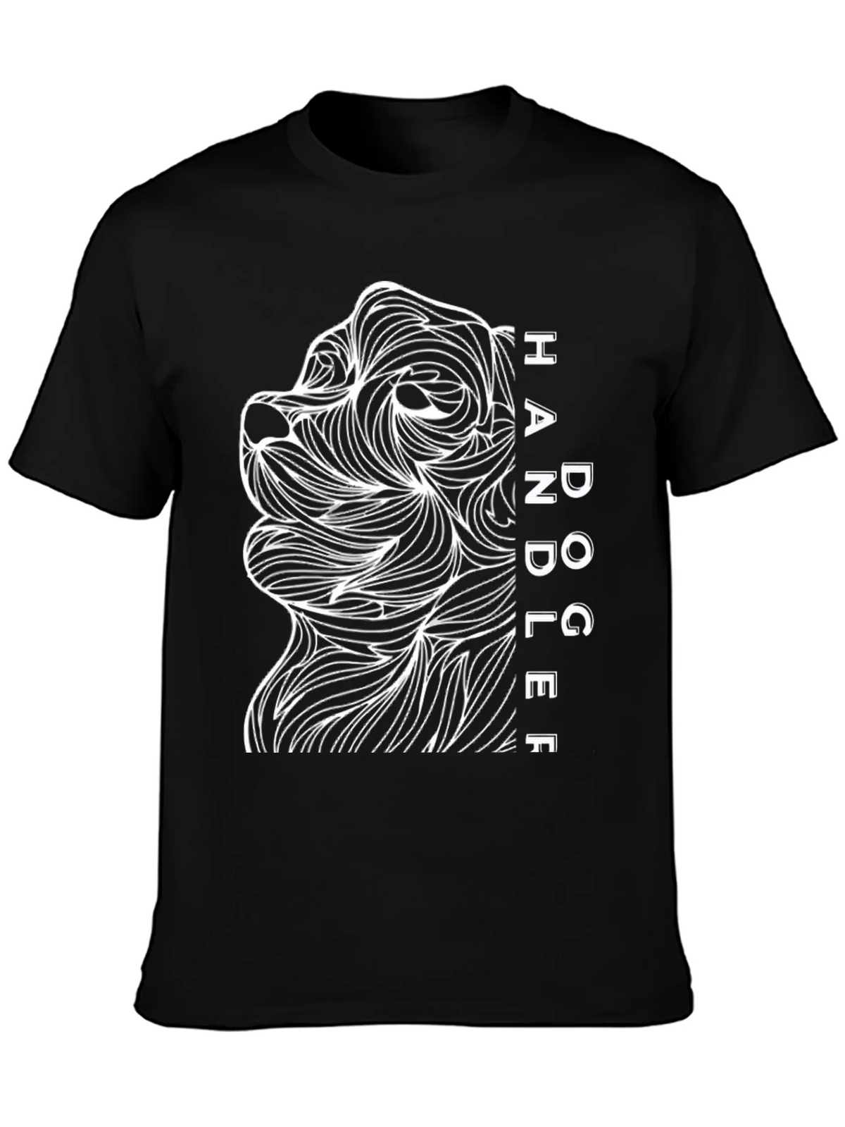 Dog Handler Graphic Tee - Mens Black T-Shirt product image 3