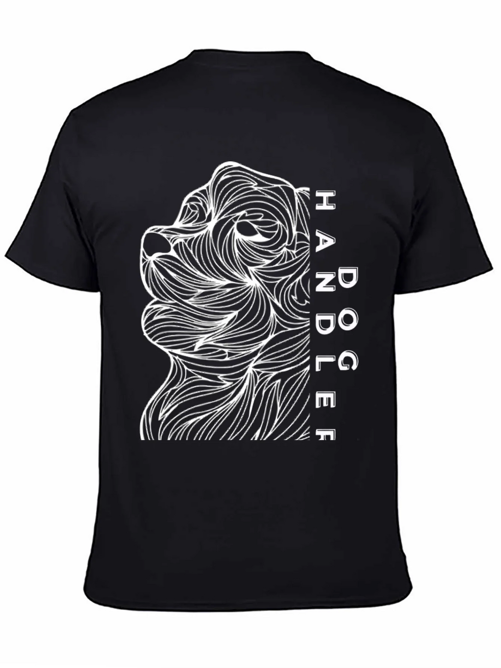Dog Handler Graphic Tee - Mens Black T-Shirt product image 4