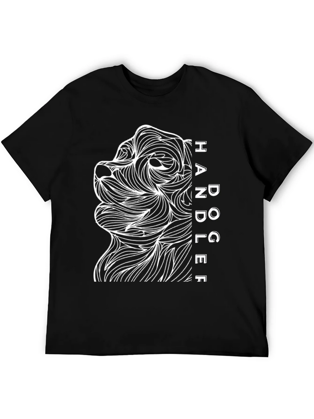 Dog Handler Graphic Tee - Mens Black T-Shirt product image 5