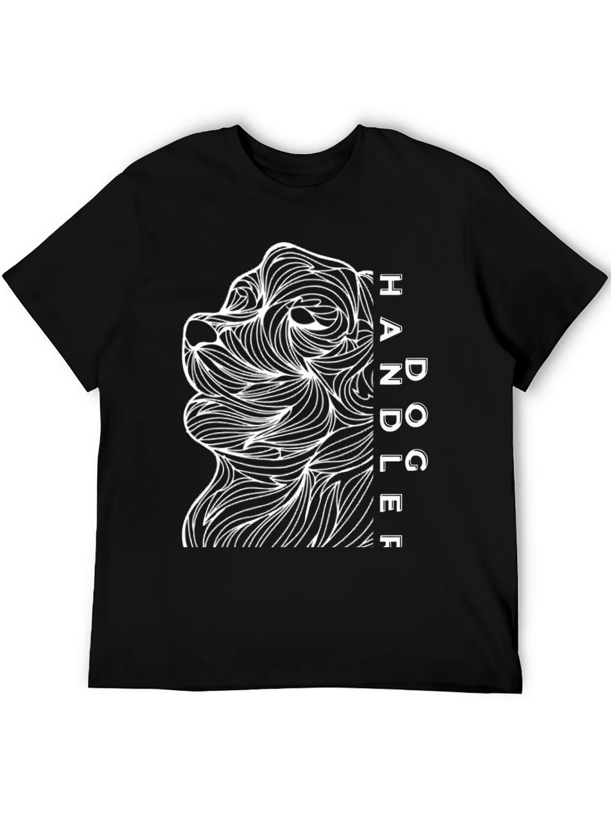 Dog Handler Graphic Tee - Mens Black T-Shirt product image 5