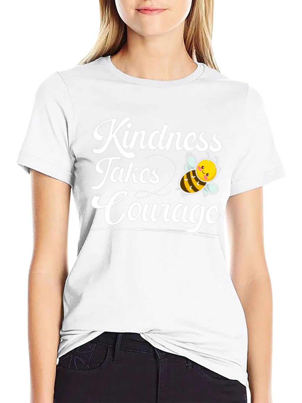 Kindness Takes Courage Bee Graphic Tee product image 6