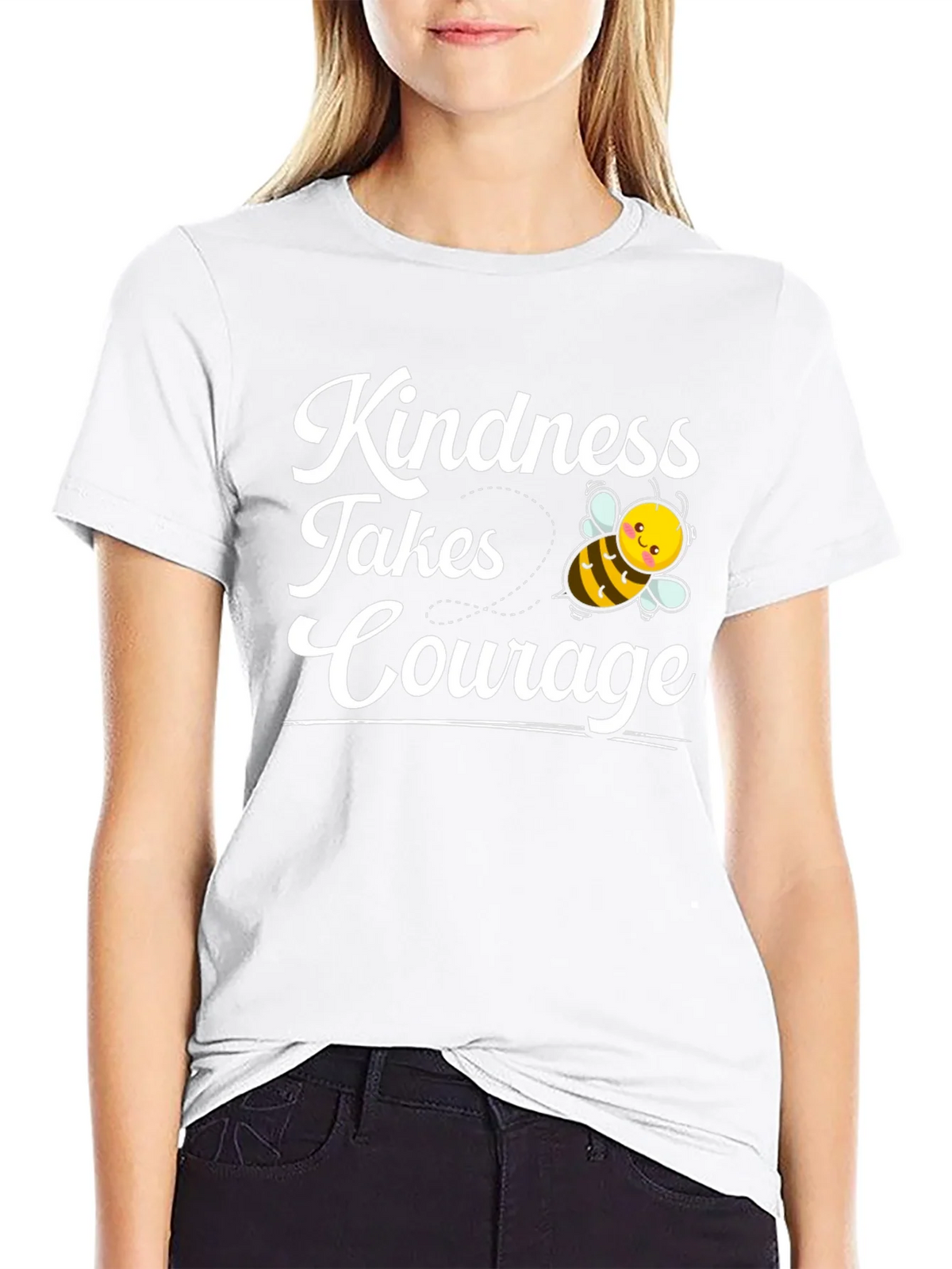 Kindness Takes Courage Bee Graphic Tee product image 6