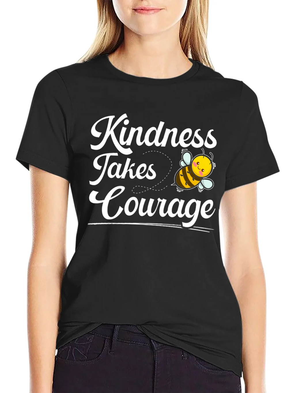 Kindness Takes Courage Bee Graphic Tee product image 2