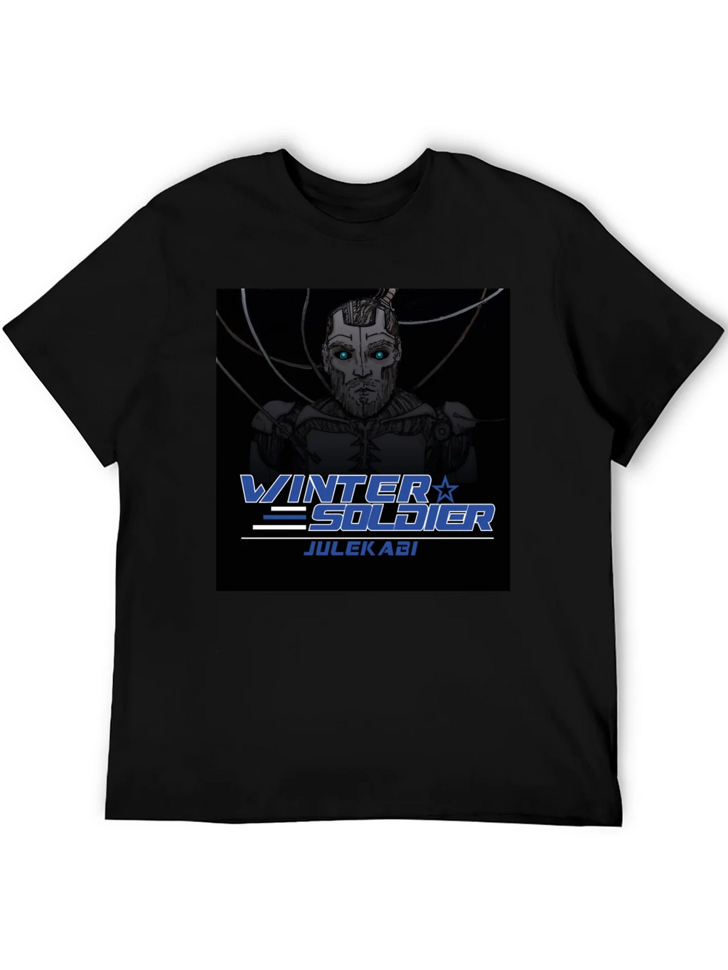 Winter Soldier Julekabi Black T-Shirt product image 5