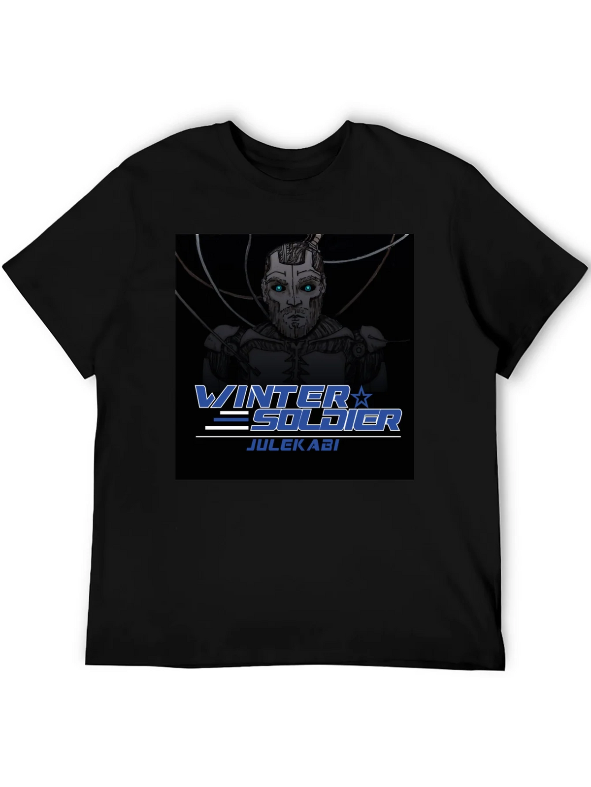 Winter Soldier Julekabi Black T-Shirt product image 5