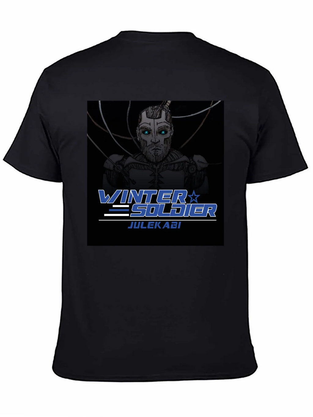 Winter Soldier Julekabi Black T-Shirt product image 4