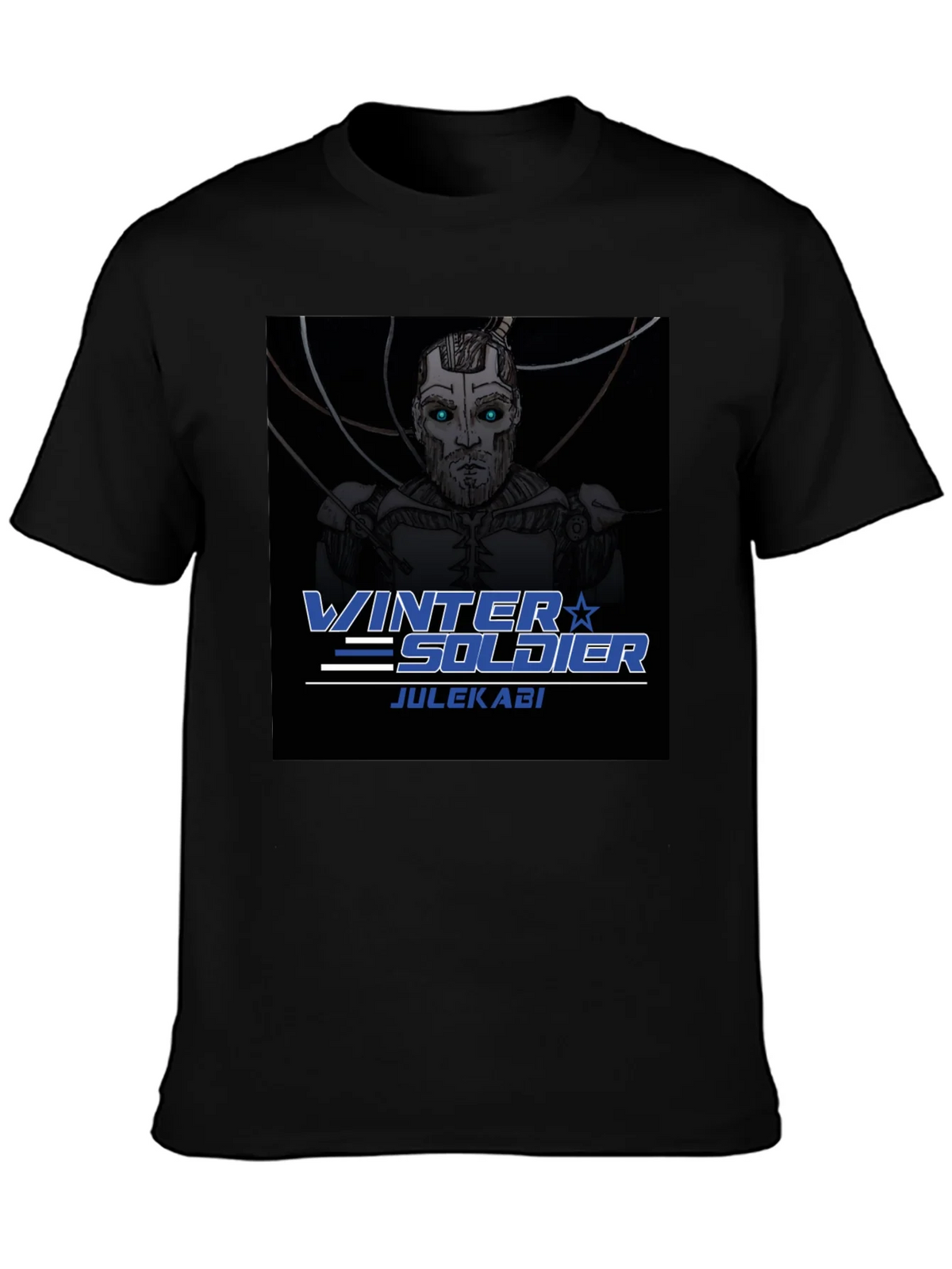 Winter Soldier Julekabi Black T-Shirt product image 3