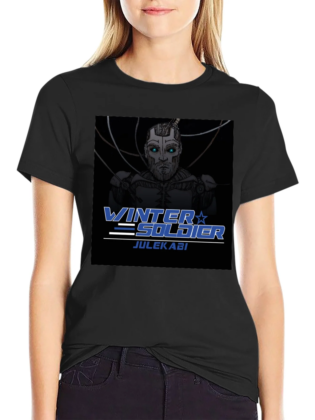 Winter Soldier Julekabi Black T-Shirt product image 2