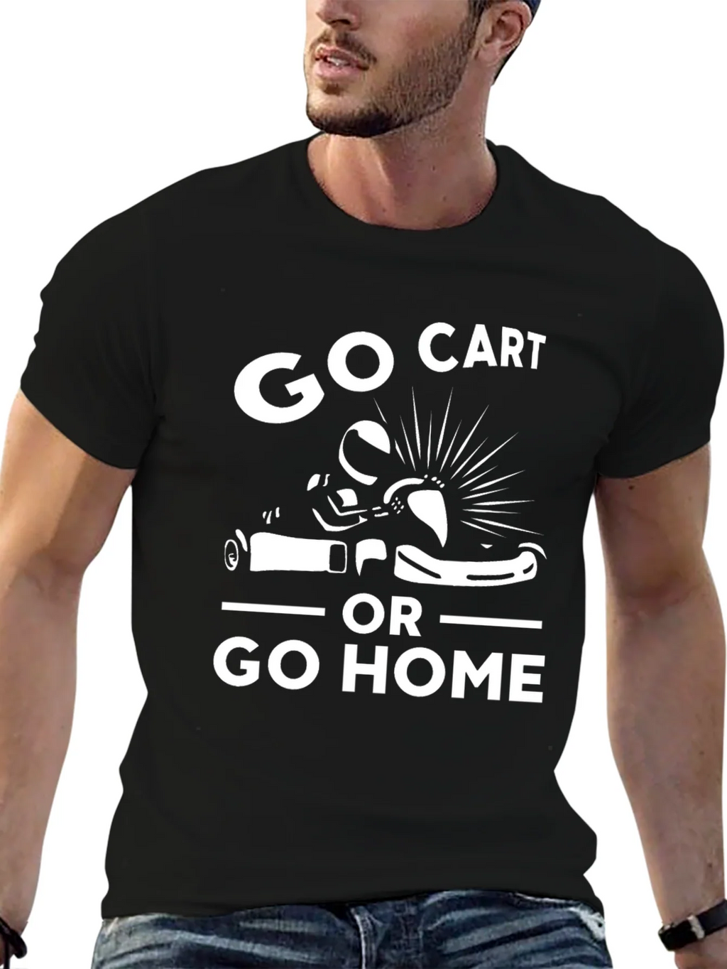 Go Cart or Go Home Graphic Tee - Racing Kart T-Shirt product image 5