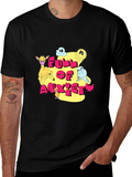 Full of Anxiety Cartoon Graphic Black Tee product image 1