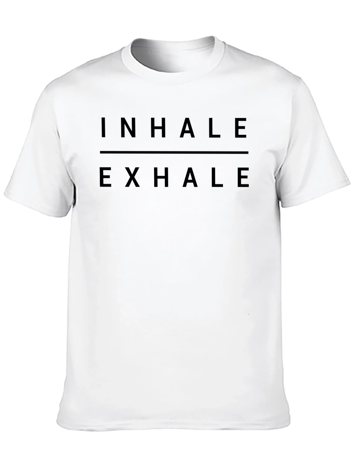 Inhale Exhale Black Graphic Tee product image 9