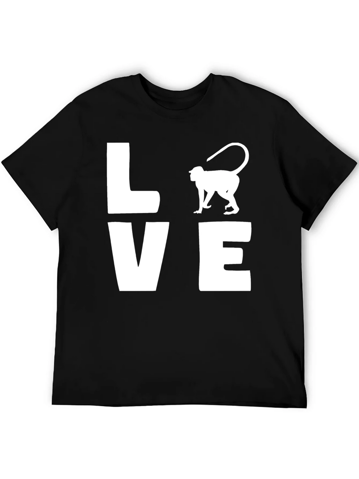 Love Monkey Graphic Tee - Mens Black T-Shirt product image 5