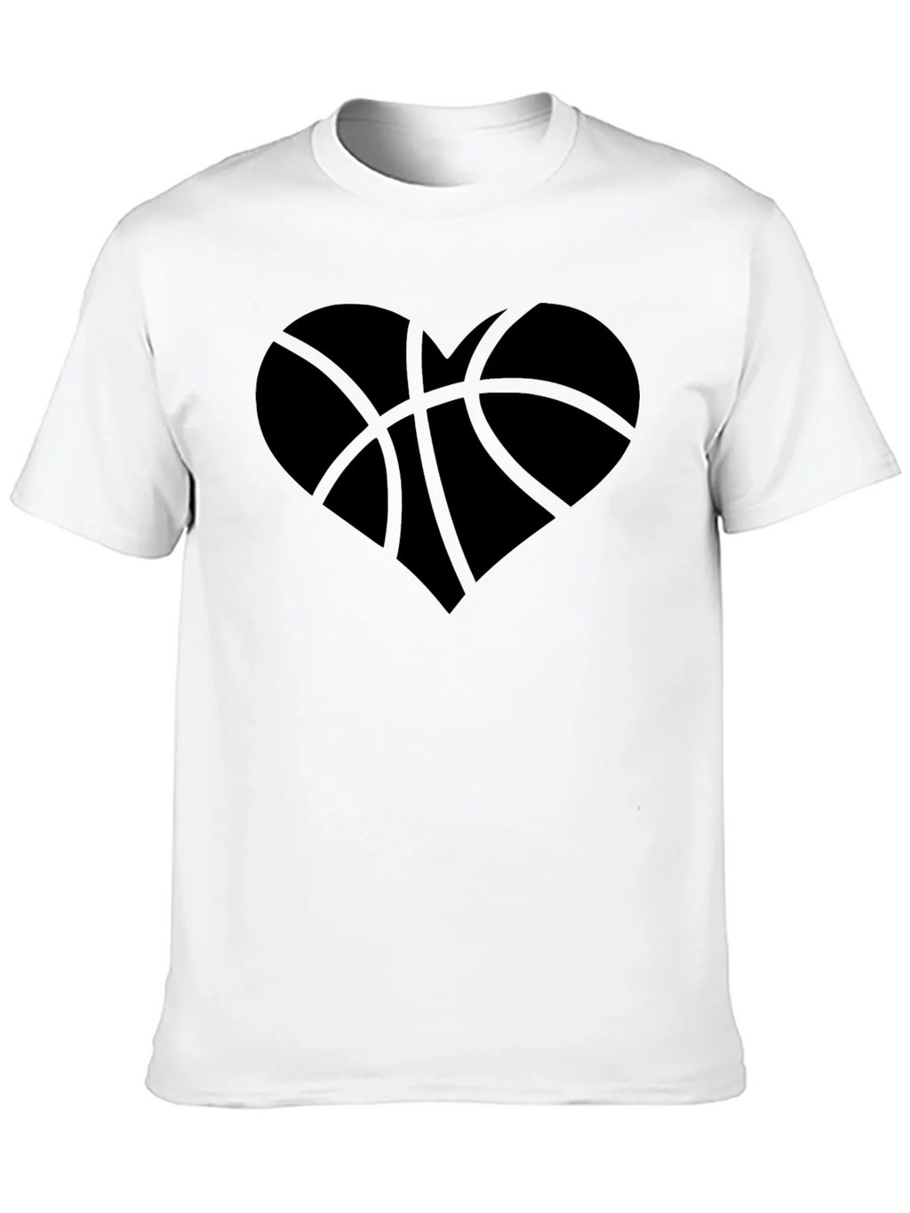 Basketball Heart Graphic T-Shirt - Trendy Casual Wear product image 9