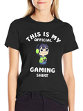 Gaming Shirt - This Is My Official - Funny Gamer T-Shirt product image 1
