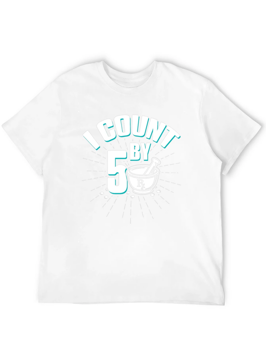 I Count By 5 Pharmacist Black T-Shirt product image 10
