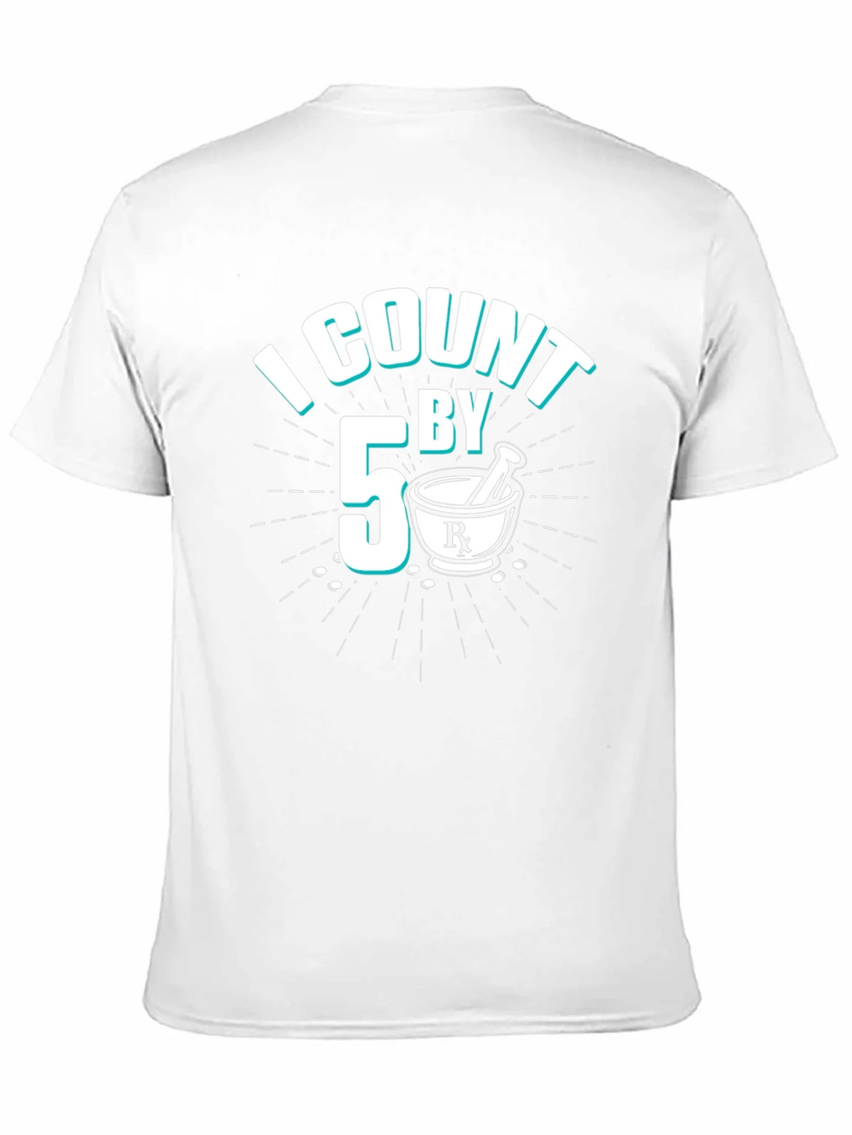 I Count By 5 Pharmacist Black T-Shirt product image 9