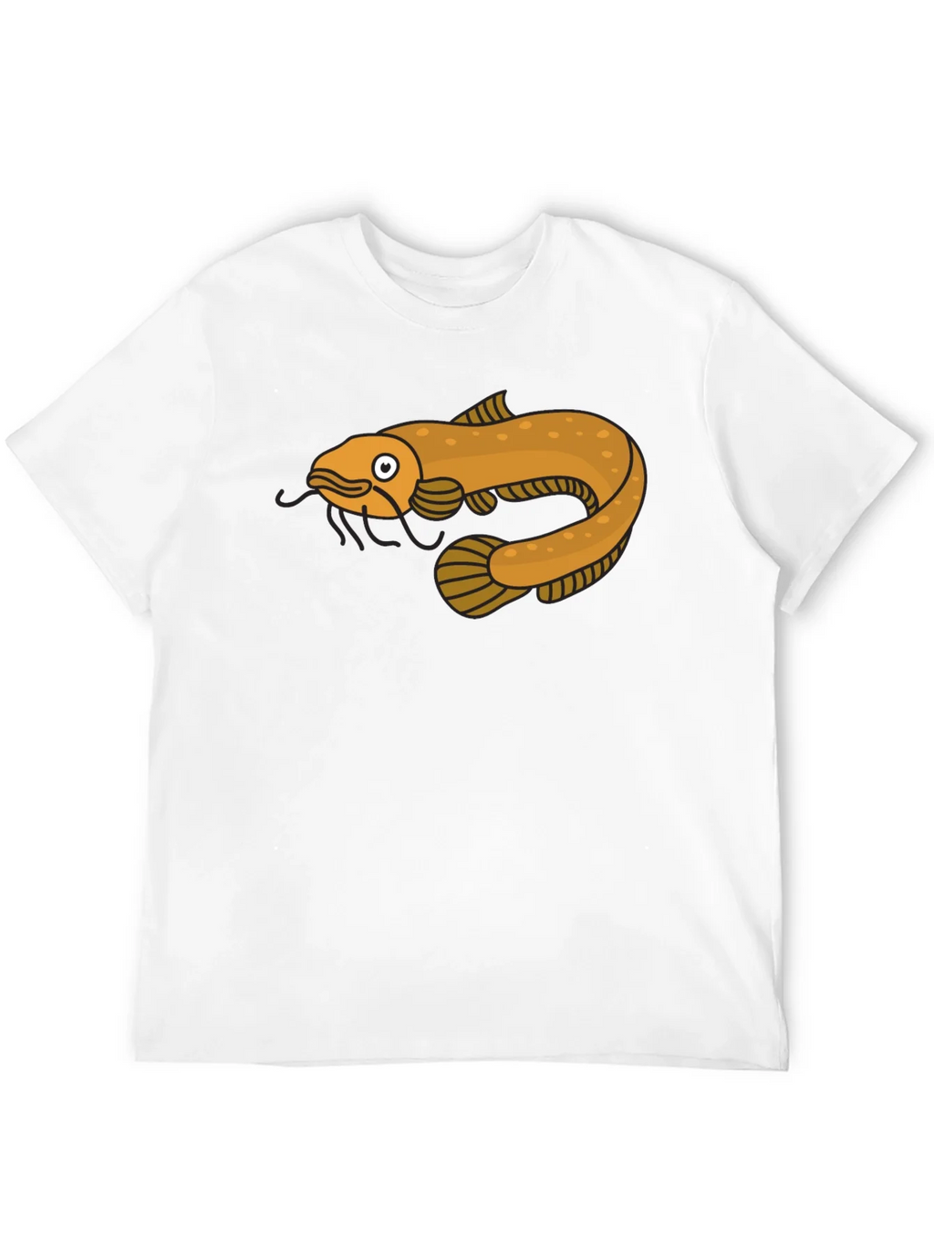 Cool Catfish Graphic T-Shirt - Black Cotton Tee product image 8