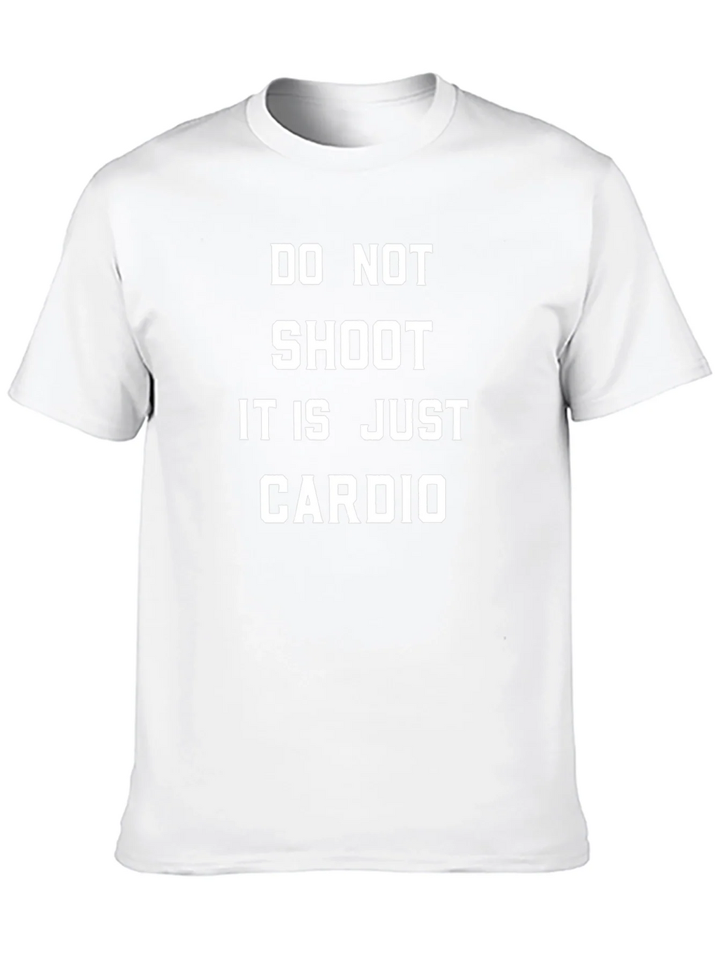 Do Not Shoot Cardio T-Shirt - Funny Gym Workout Tee product image 3