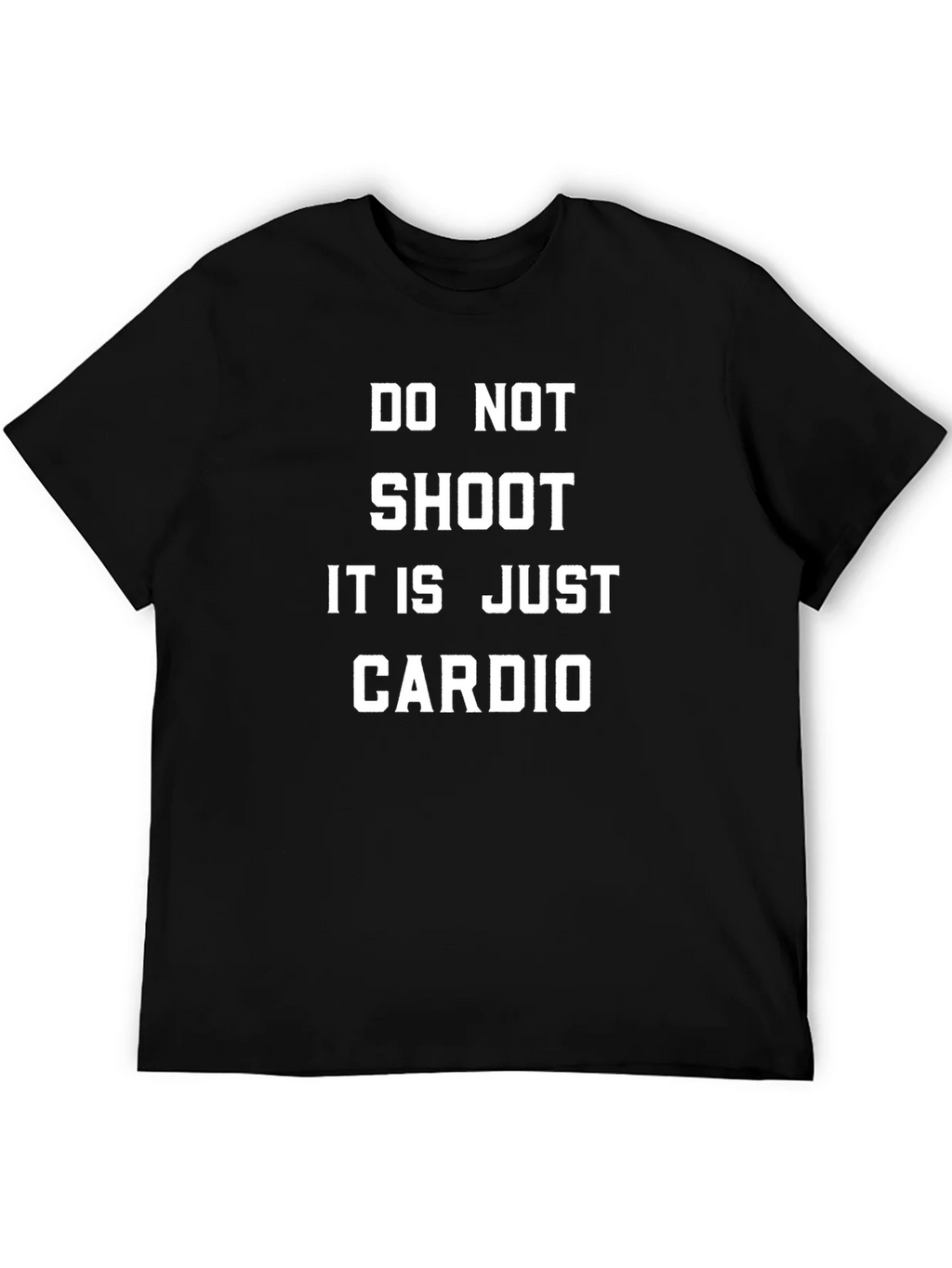 Do Not Shoot Cardio T-Shirt - Funny Gym Workout Tee product image 2