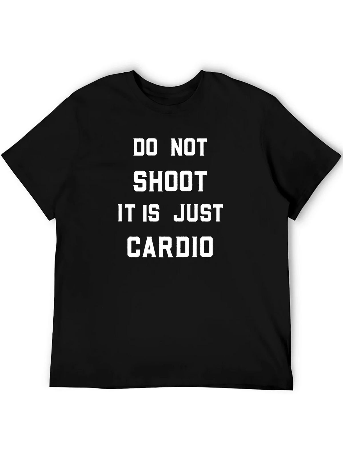 Do Not Shoot Cardio T-Shirt - Funny Gym Workout Tee product image 2