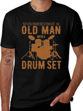 Drummer Old Man T-Shirt product image 1