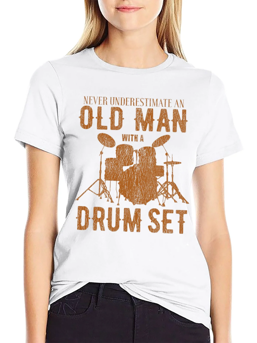 Drummer Old Man T-Shirt product image 8