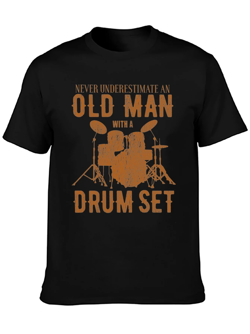 Drummer Old Man T-Shirt product image 3