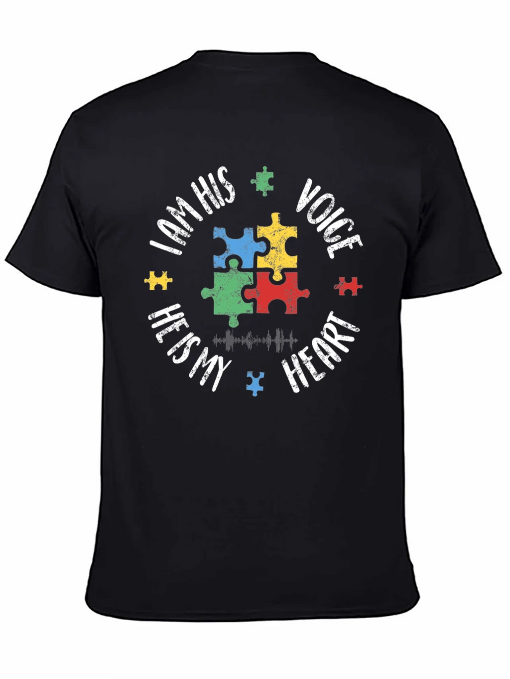 Autism Awareness Puzzle Piece T-Shirt - Voice Heart product image 4