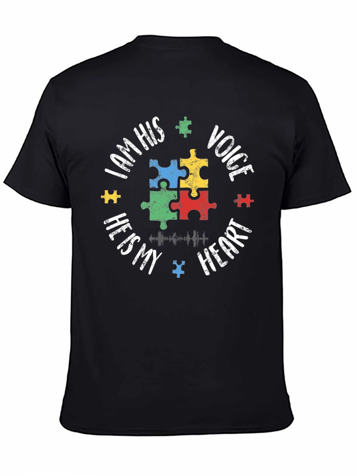Autism Awareness Puzzle Piece T-Shirt - Voice Heart product image 4