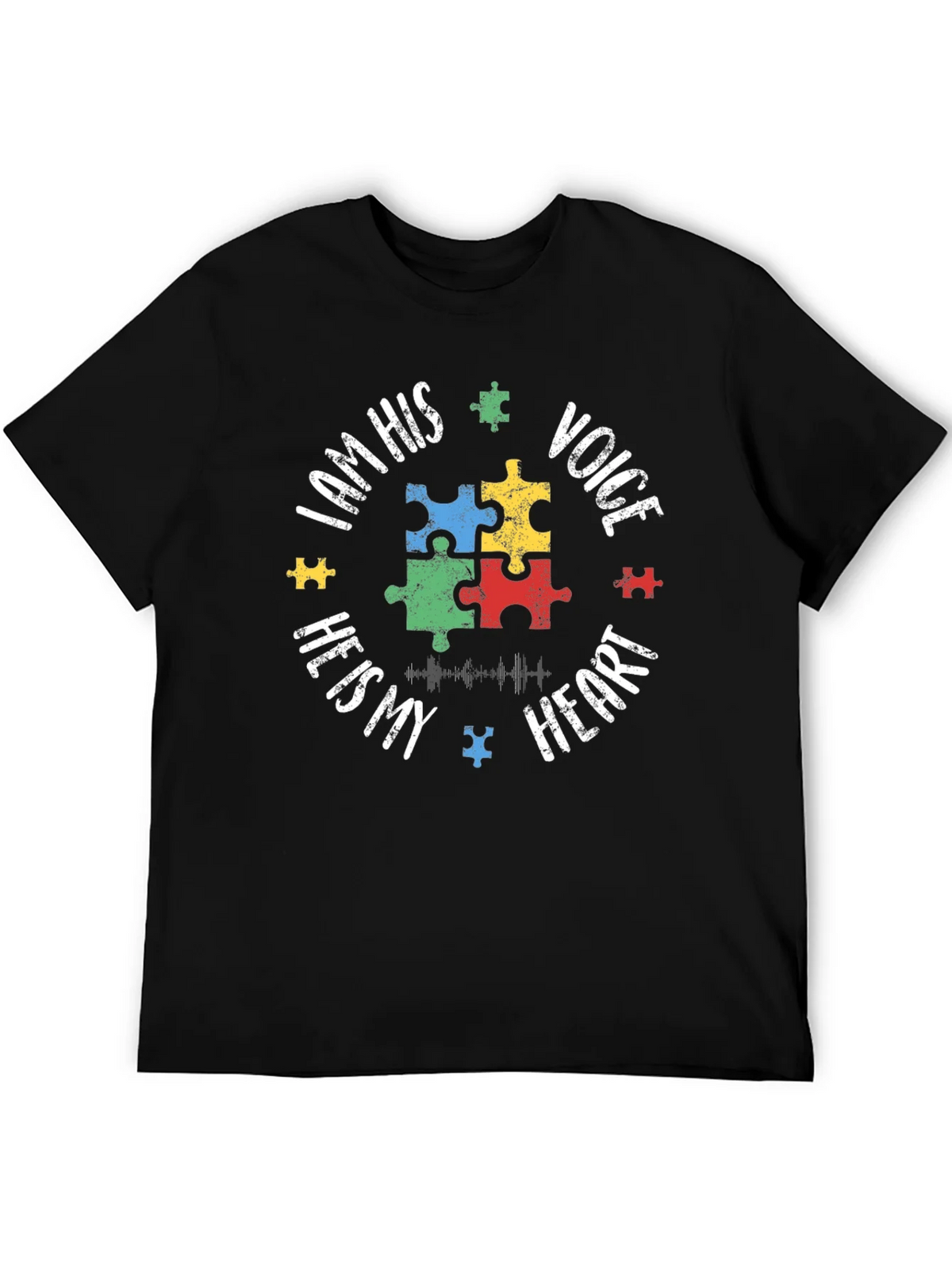 Autism Awareness Puzzle Piece T-Shirt - Voice Heart product image 5