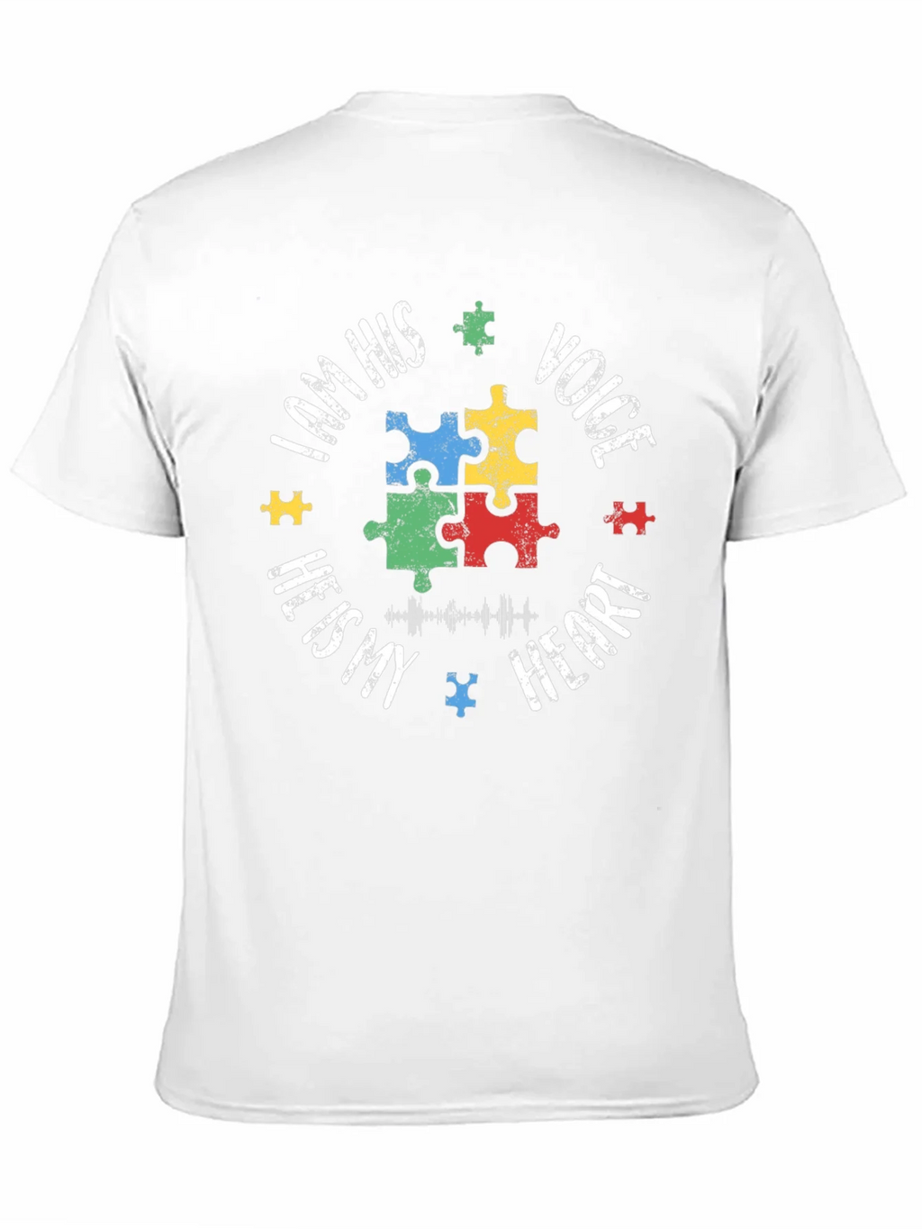 Autism Awareness Puzzle Piece T-Shirt - Voice Heart product image 10