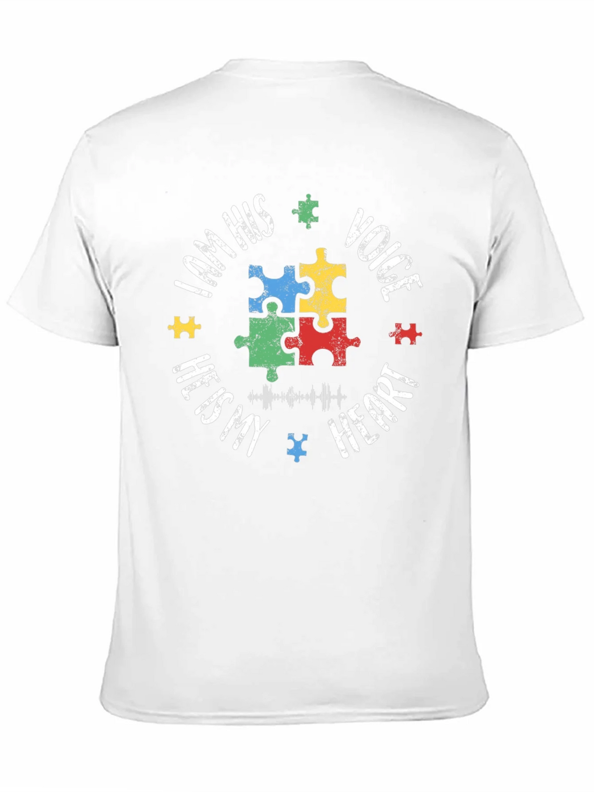 Autism Awareness Puzzle Piece T-Shirt - Voice Heart product image 10