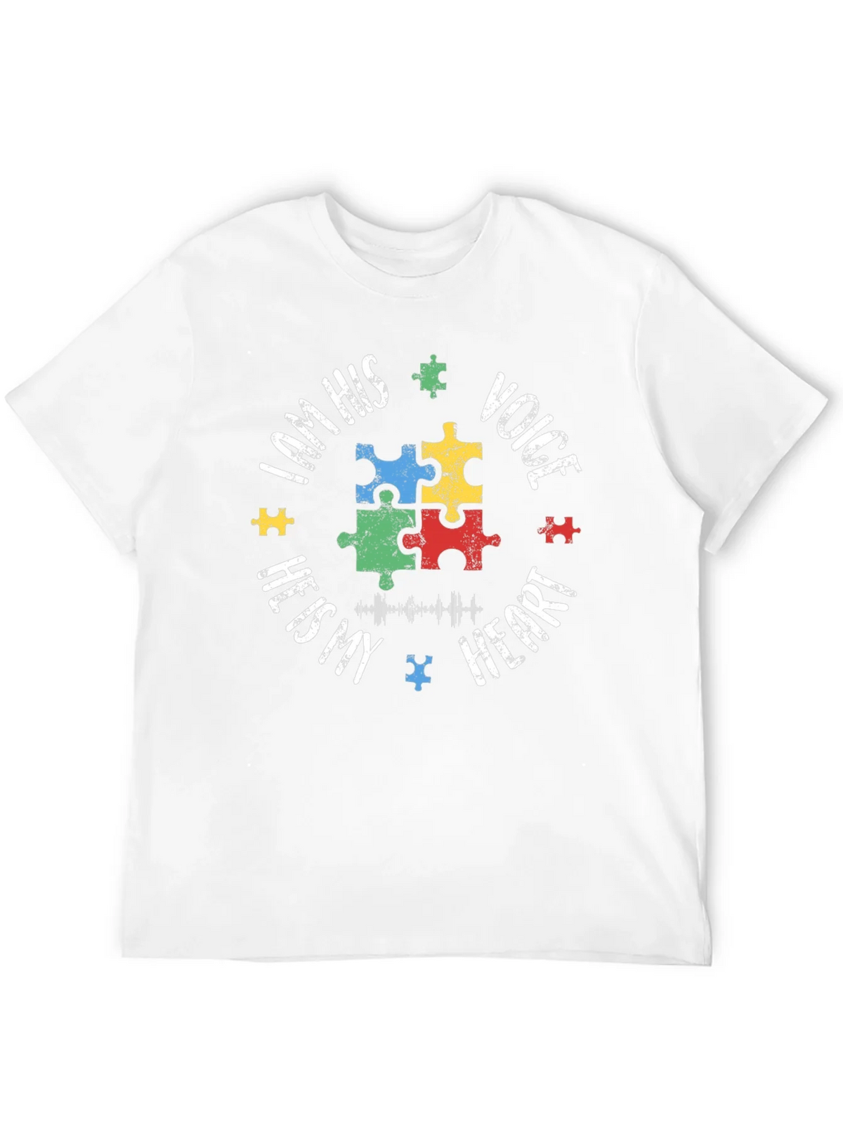 Autism Awareness Puzzle Piece T-Shirt - Voice Heart product image 11