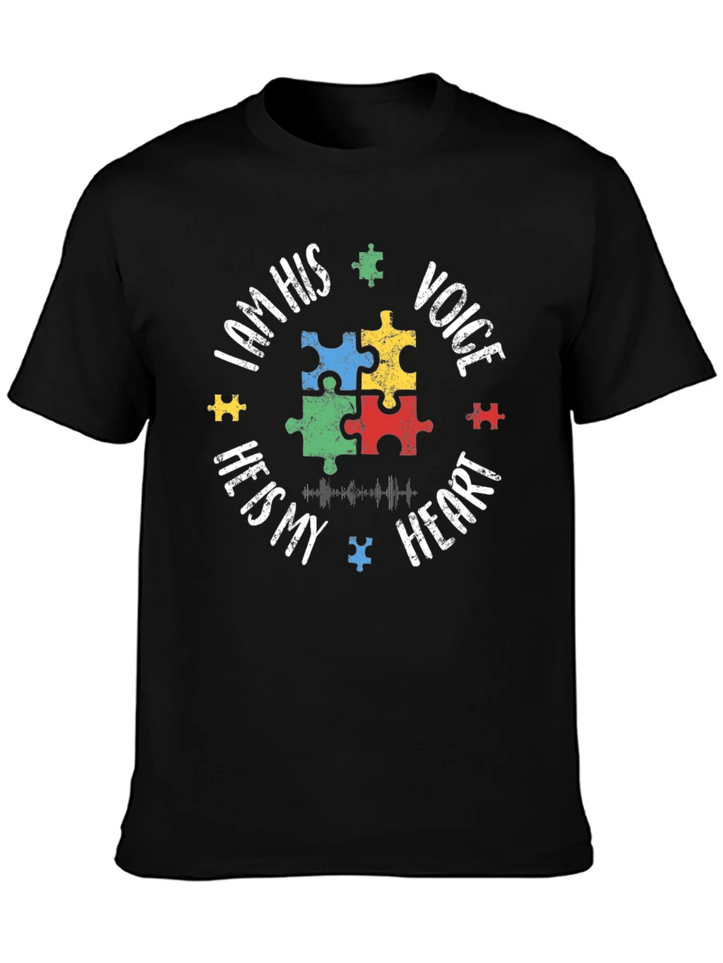 Autism Awareness Puzzle Piece T-Shirt - Voice Heart product image 3