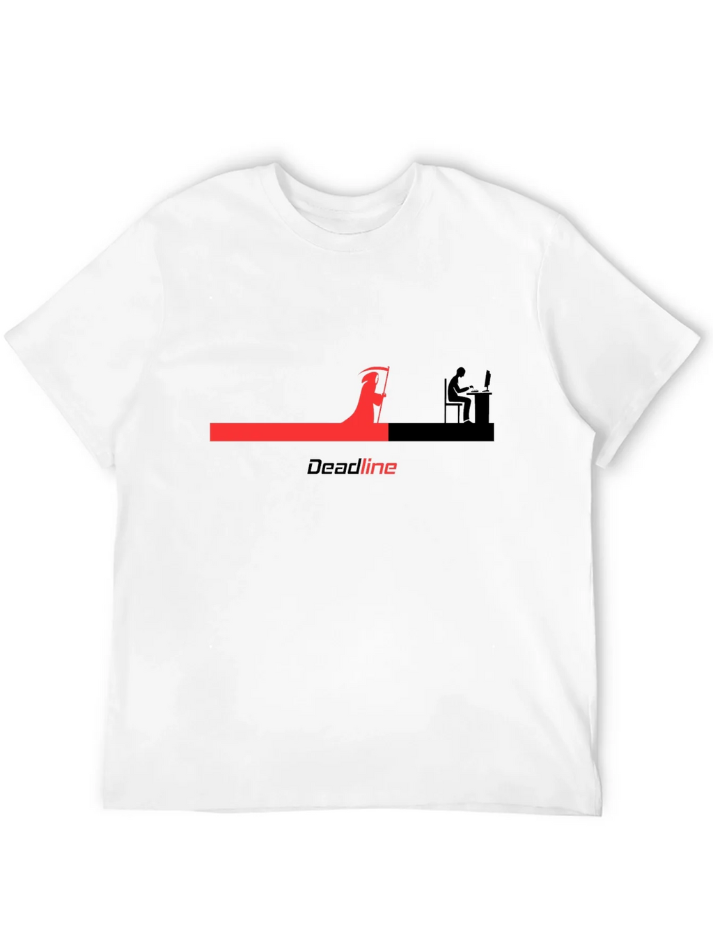 Deadline Reaper Graphic T-Shirt - Black Cotton Tee product image 8