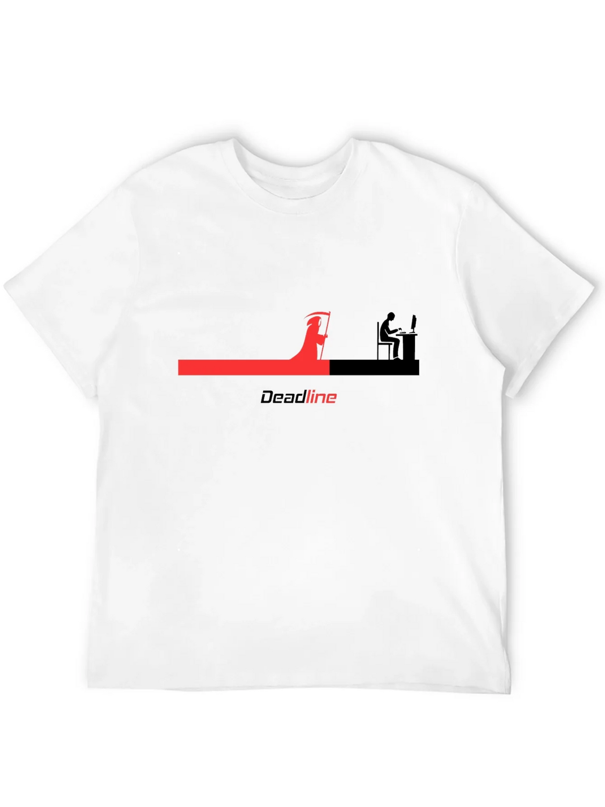 Deadline Reaper Graphic T-Shirt - Black Cotton Tee product image 8