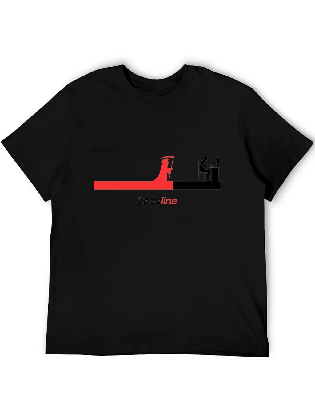 Deadline Reaper Graphic T-Shirt - Black Cotton Tee product image 5