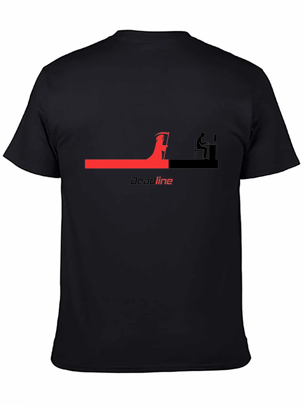 Deadline Reaper Graphic T-Shirt - Black Cotton Tee product image 4