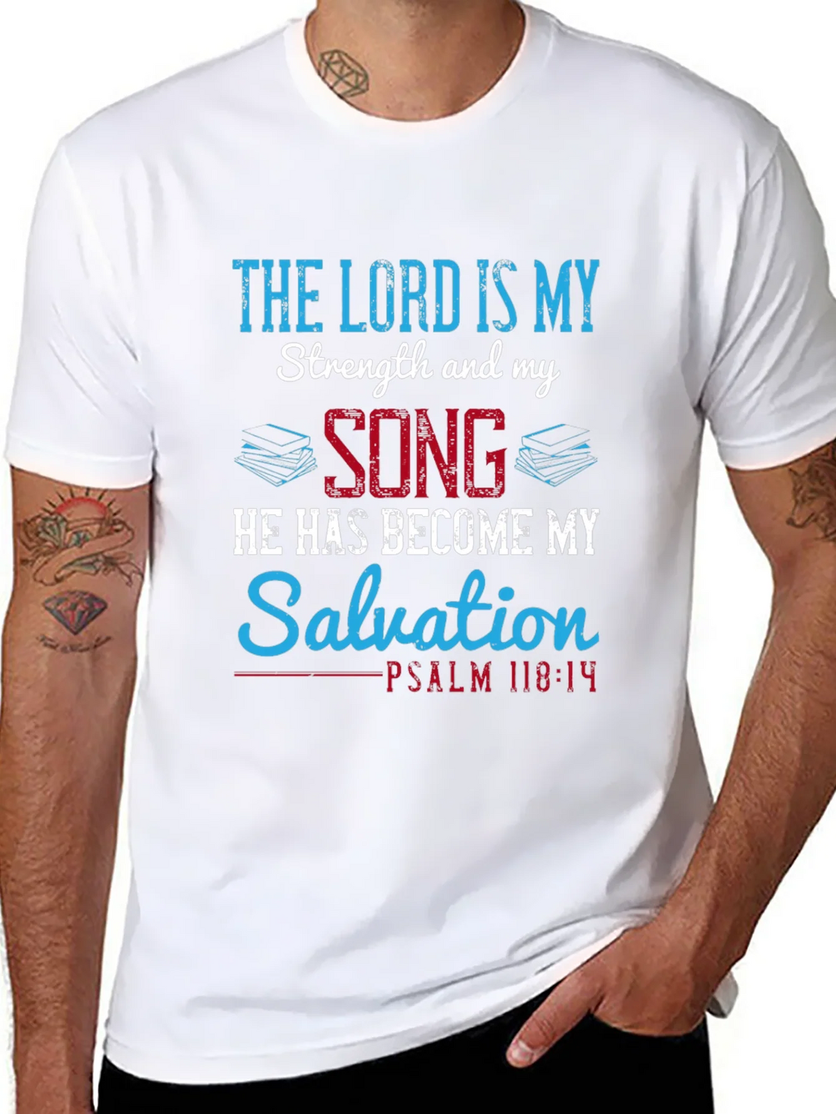 The Lord is My Strength T-Shirt product image 3