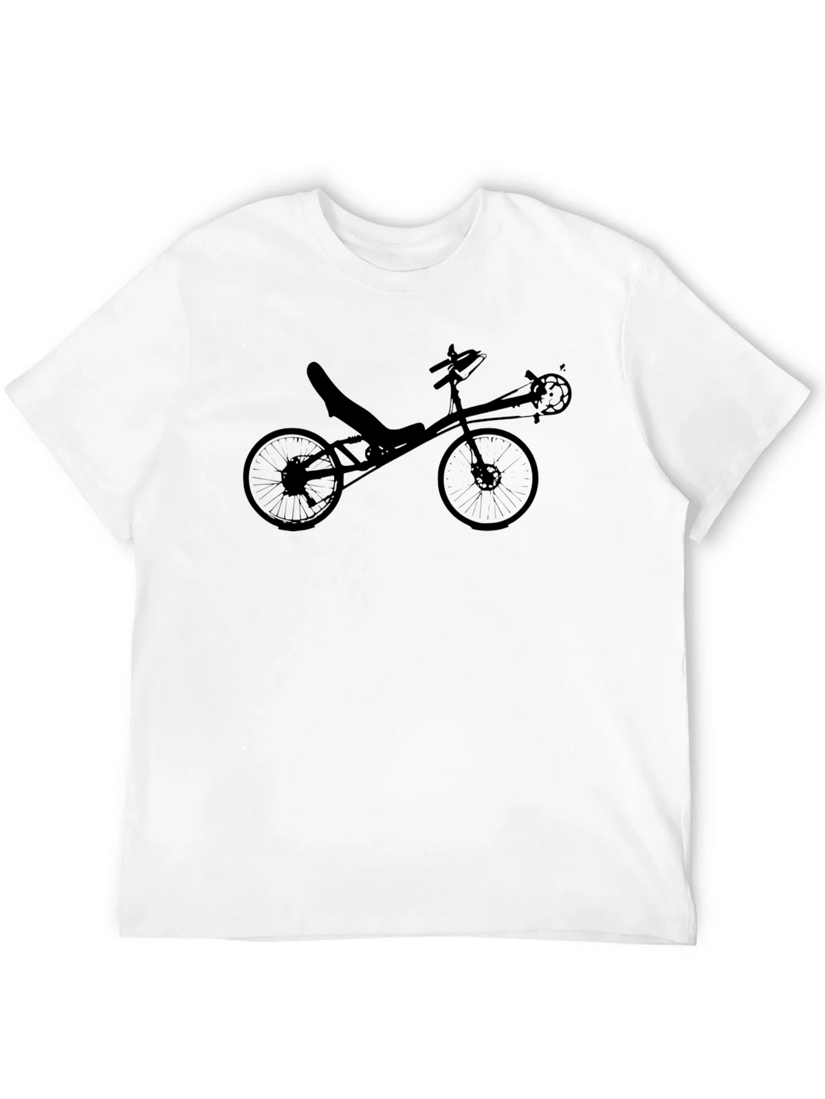 Recumbent Bike Silhouette T-Shirt product image 11