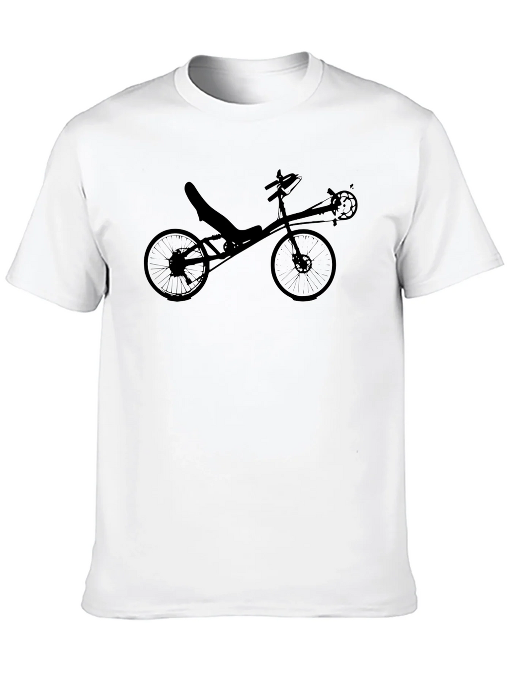Recumbent Bike Silhouette T-Shirt product image 9