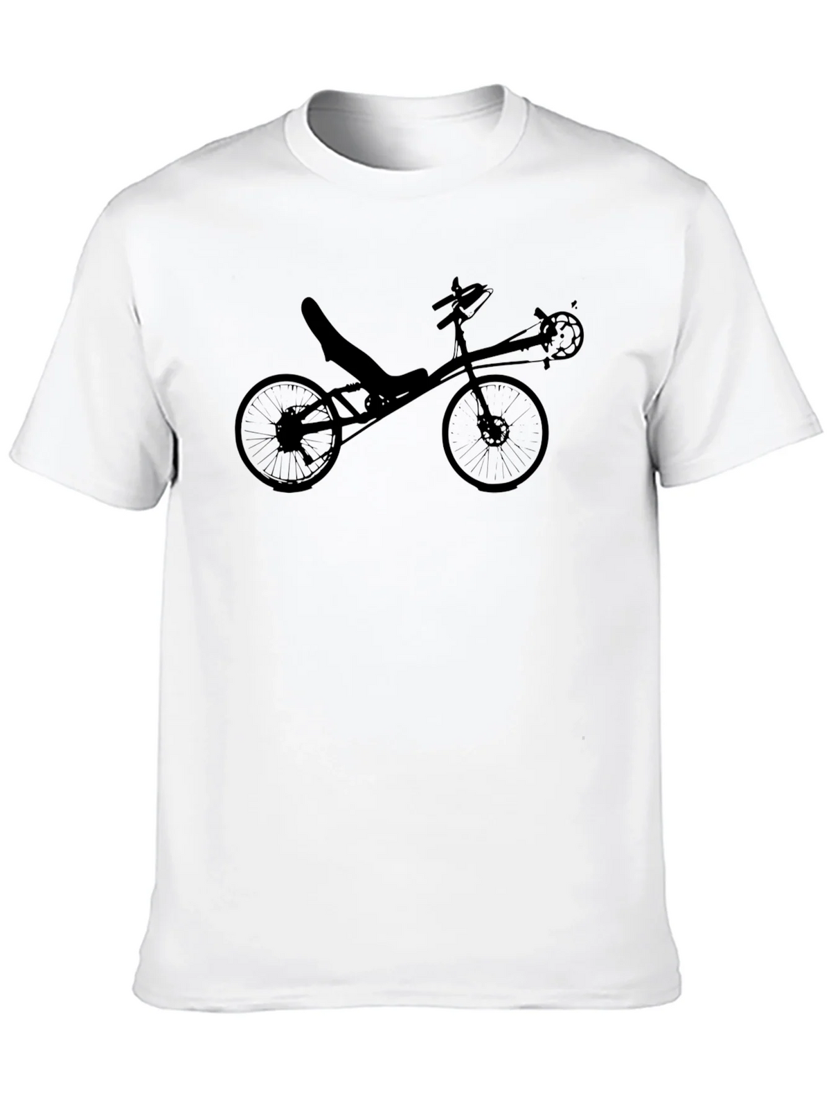 Recumbent Bike Silhouette T-Shirt product image 9