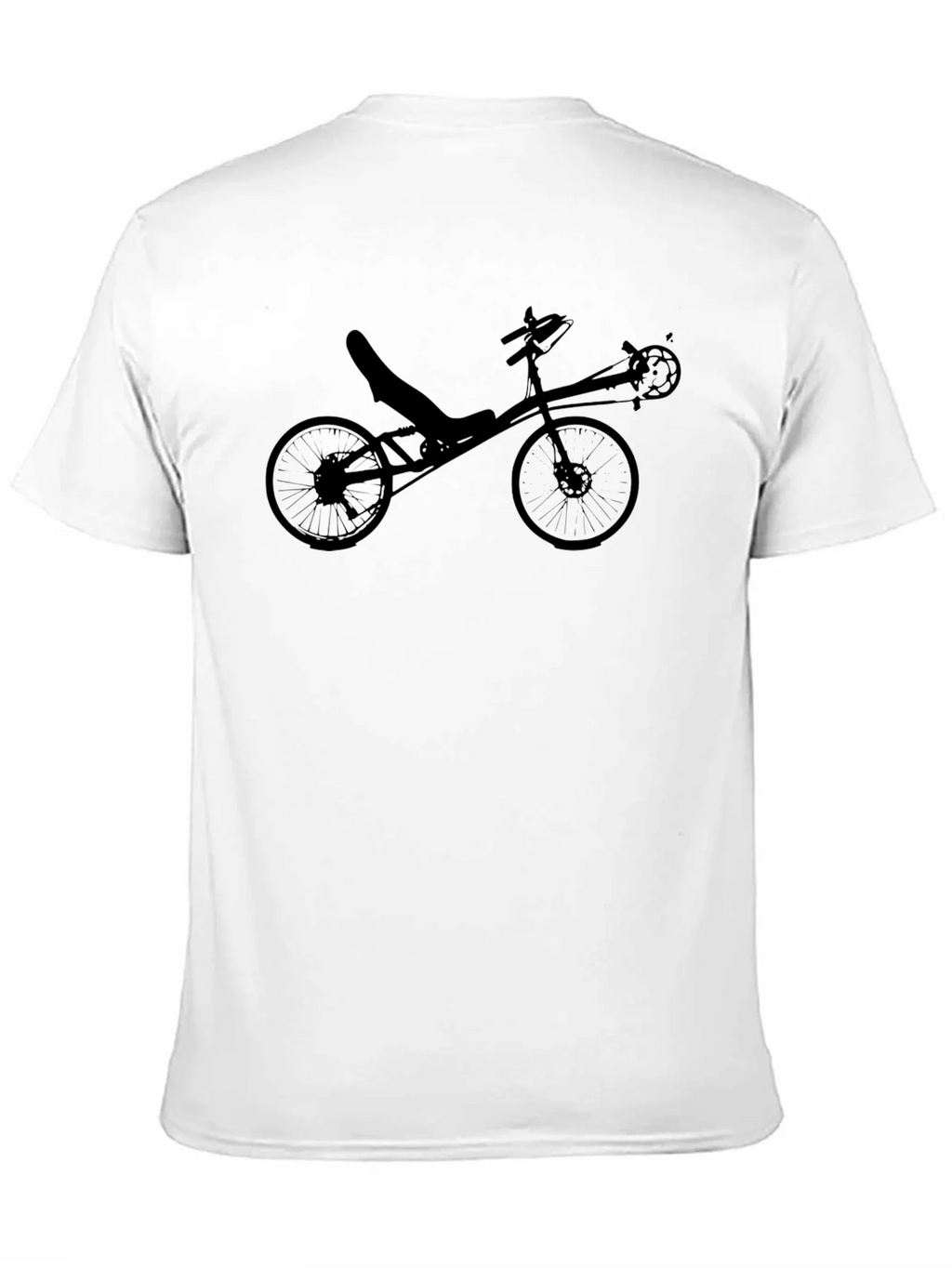 Recumbent Bike Silhouette T-Shirt product image 10